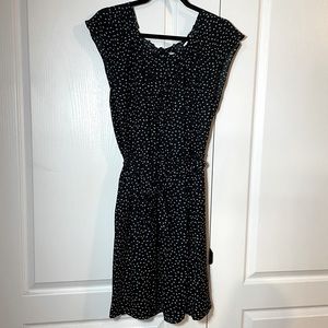 LC Lauren Conrad Black Print Dress - XL